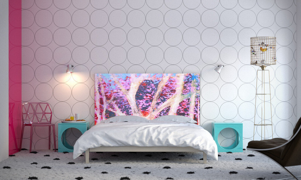 Headboard can bring art into the bedroom, by NOYO (11)