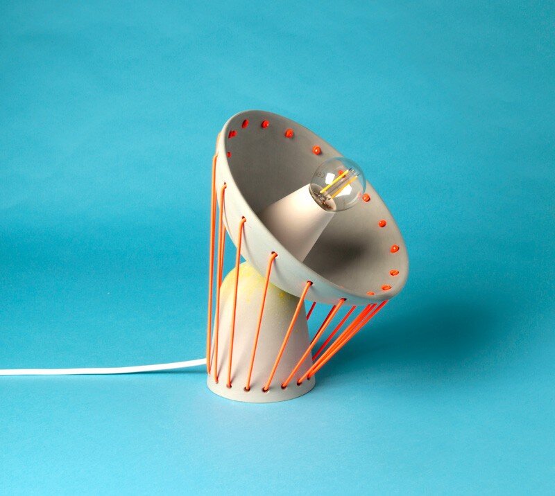Elastic Lights - collection of articulated ceramic lamps (3)