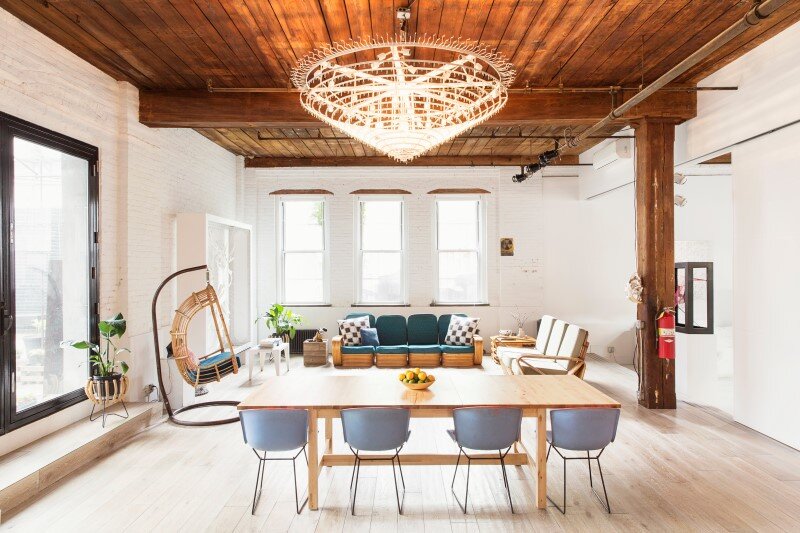 Williamsburg loft - industrial space turned into a comfortable home and work space (1)