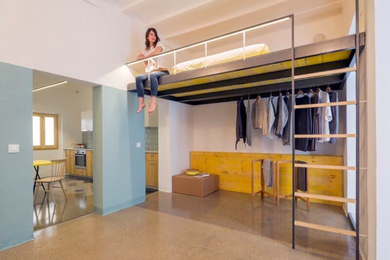 Loft Bed Is A Good Option For Rooms With High Ceilings