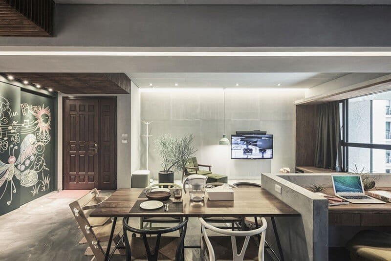 dining area, living