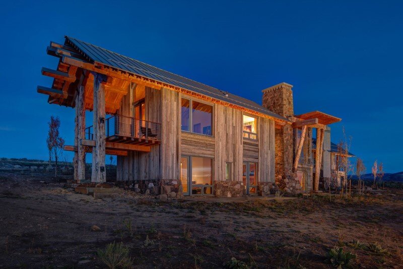 Wolf Creek Ranch - Log Home with traditional ranch architecture (3)