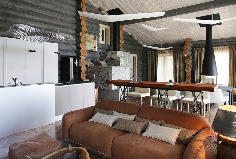 Gorgeous Wooden Cottage with Modern Interiors (8)