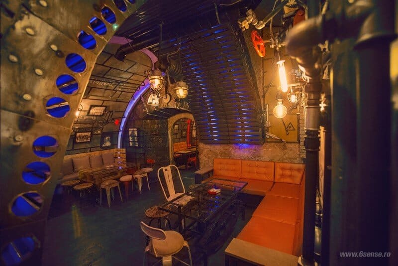 Submarine Pub Designed In Industrial Style With Steampunk