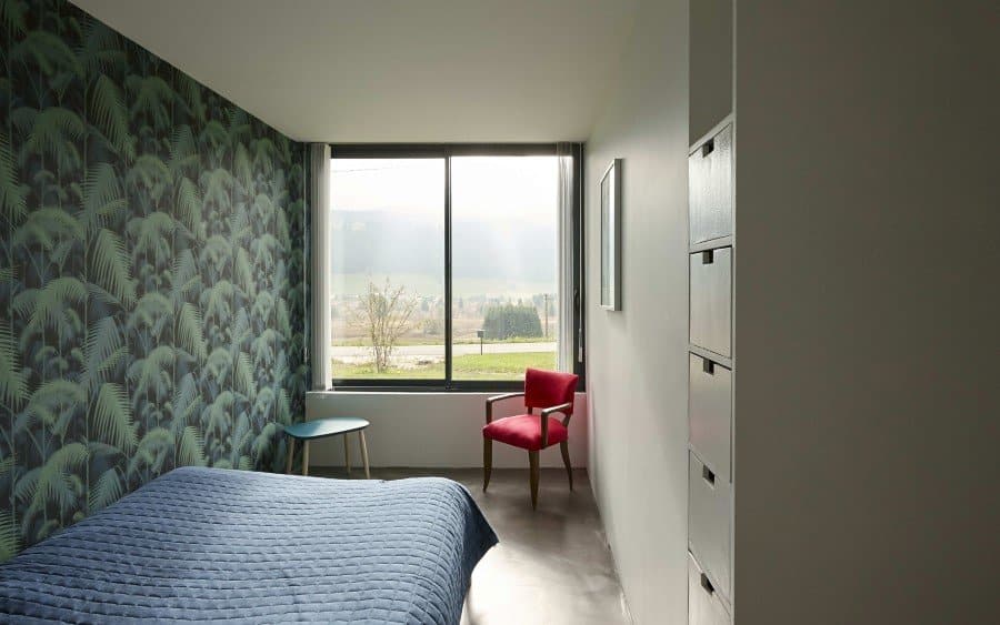 Jura House Blends into the Surrounding Hill (14)