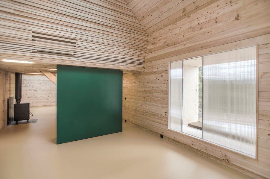 Modern Wooden Family House Between Civilization and Nature