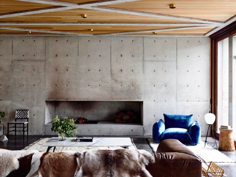 Torquay house captivating combination of concrete and warm wood (3)