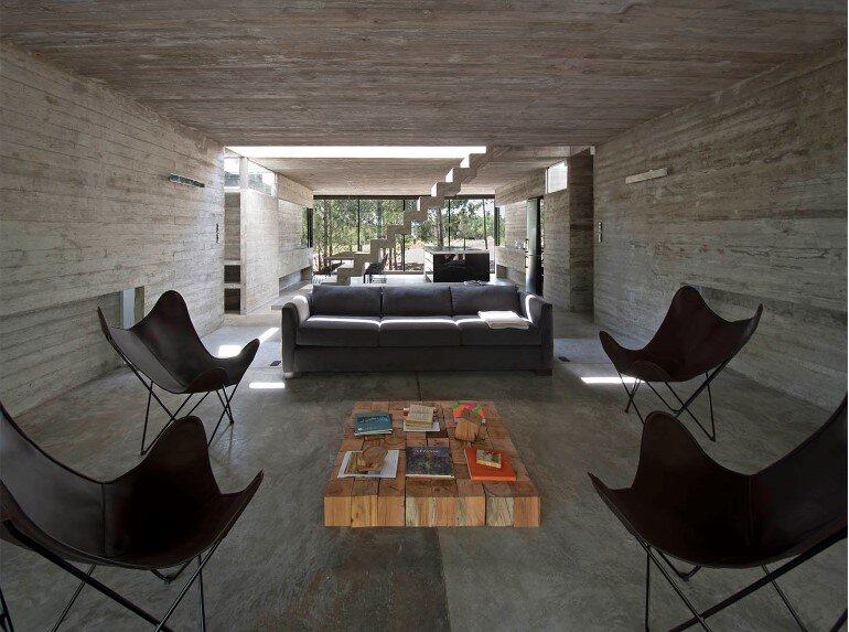 Concrete Holiday Retreat in Argentina by Luciano Kruk (13)