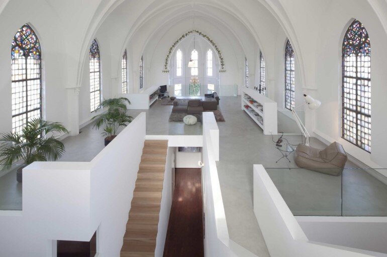 Old Catholic Church Converted into a Spacious House (6)
