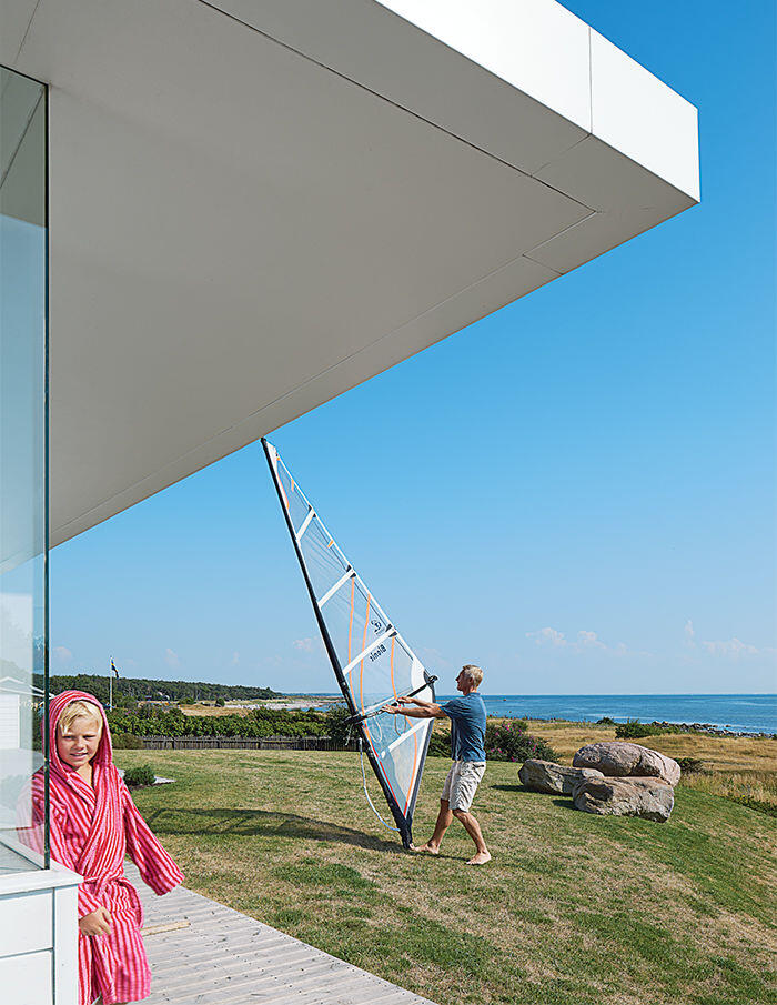 Surfers House on the West Coast of Sweden