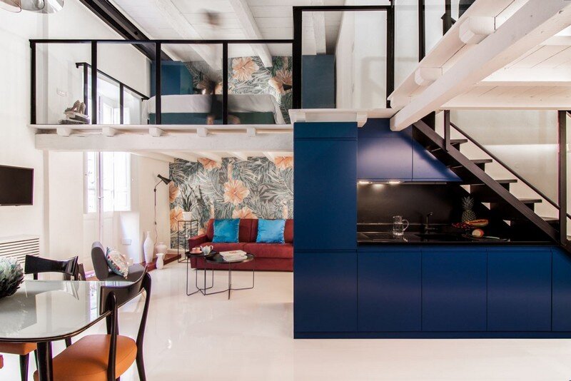 Cobalt Apartment by Mauro and Matteo Soddu Italy (1)