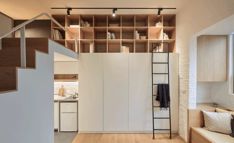 Renovation of a 22 sqm Old Flat in Taipei City / A Little Design Studio