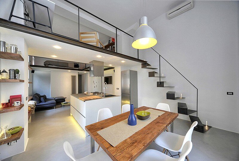 Loft 78 in Roma – 40 sqm Apartment Renovated by Maurizio Constanzi