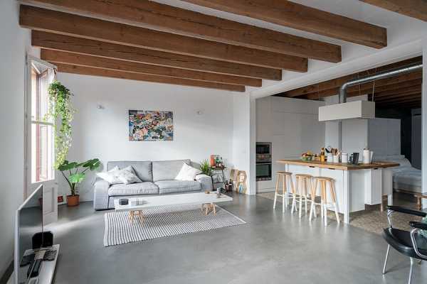 75 sqm Apartment Rehabilitation in a Old Building in Barcelona
