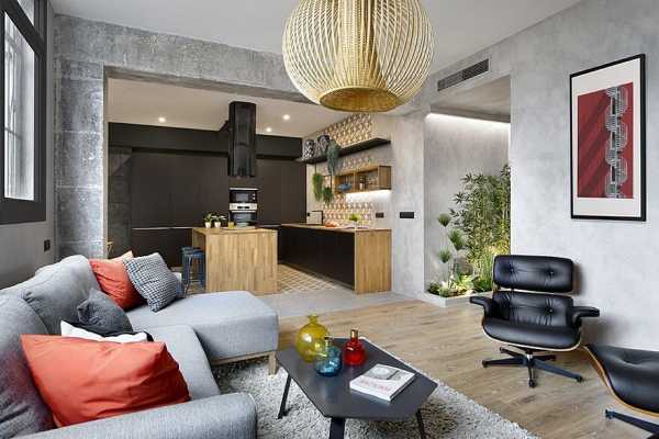 Inspiring Spanish Apartment Features Raw Industrial Details
