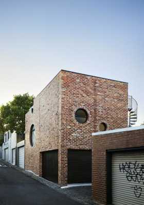 Brickface House is an Amazing Home Built of Recycled Red Brick