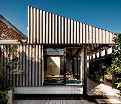 Light Corridor House is an Extension to a Typical Victorian Workers? Cottage