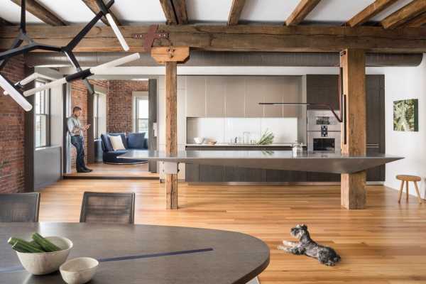 North End Loft – Combination of Three Residential Units into a Single Two-Story Loft
