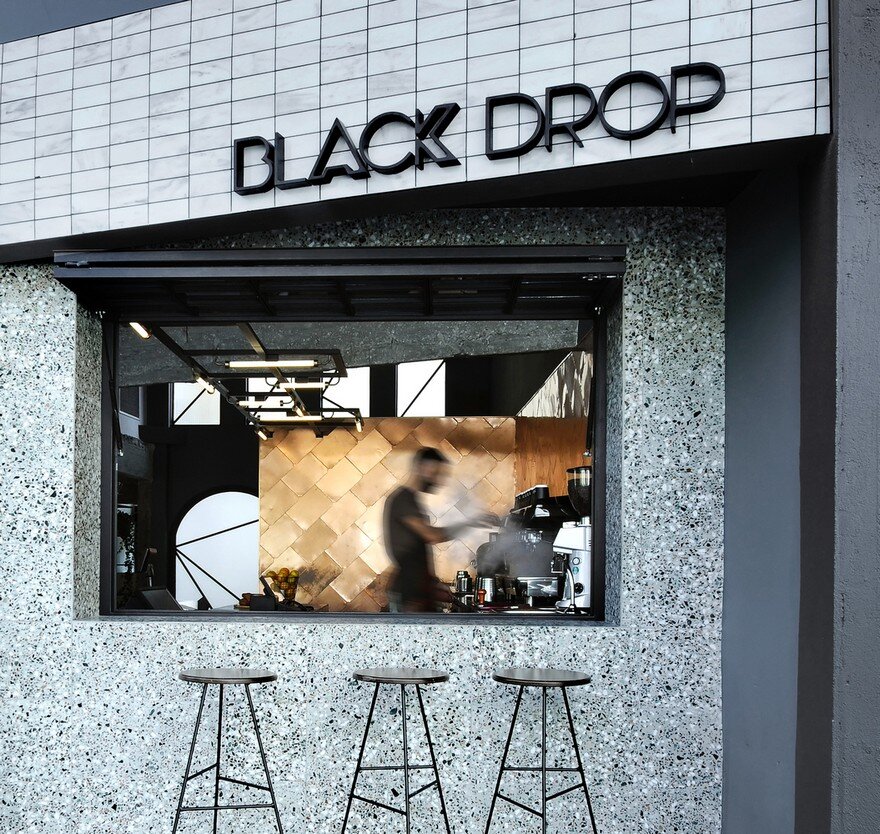Black Drop Coffee Shop in Kavala, Greece / Ark4lab of