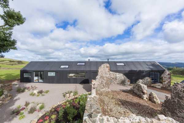 Environmentally Friendly Country Home Built on 17th Century Stone Ruins