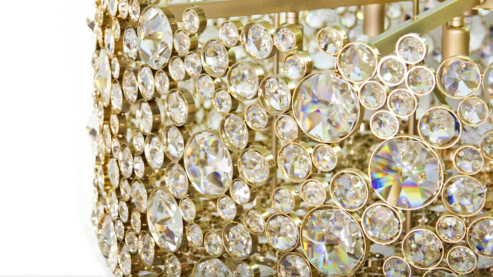 Bejeweled Chandeliers by Koket