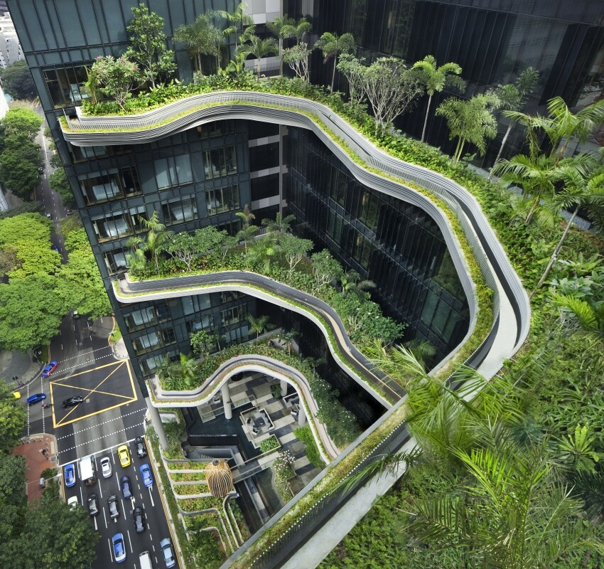 Parkroyal on Pickering Hotel from Singapore, by WOHA Architects (6)