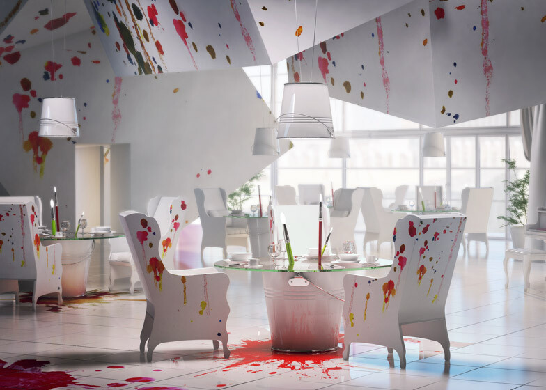 Restaurant with a spectacular design by Polish designer Karina Wiciak