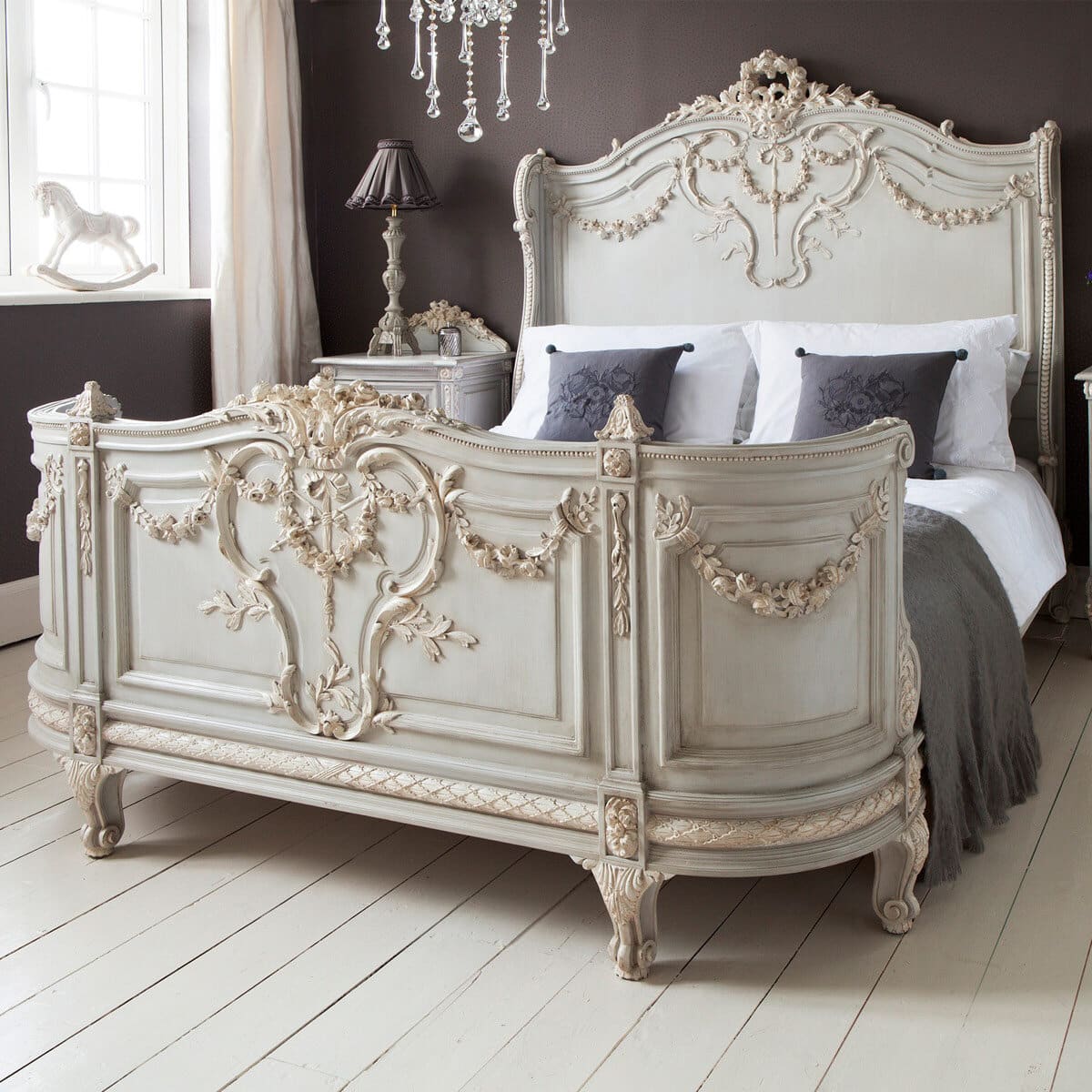 French Bed Rafinament Elegance And Romance In Your Bedroom   French Bed Bonaparte The French Bedroom Company Www.homeworlddesign.com  