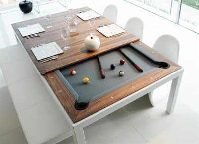 Fusion Table: dining table and pool table