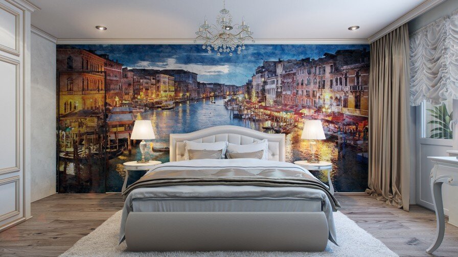 Would you Like a Painted Wall in Your Bedroom?
