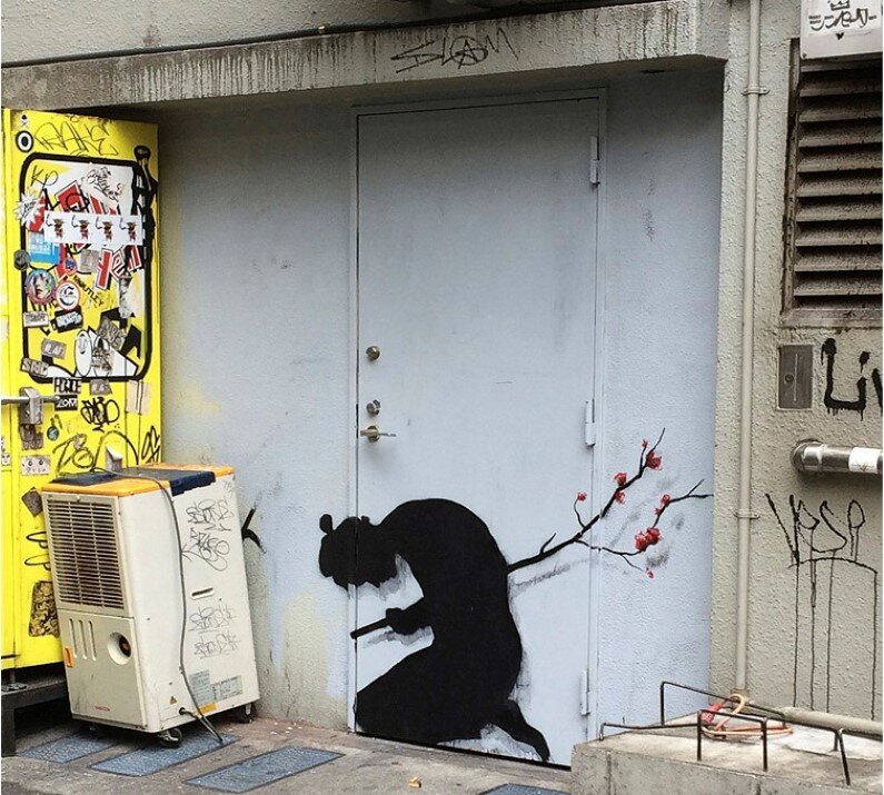 New Paintings by Spanish Street Artist Pejac: Tokyo, Seoul and Hong Kong