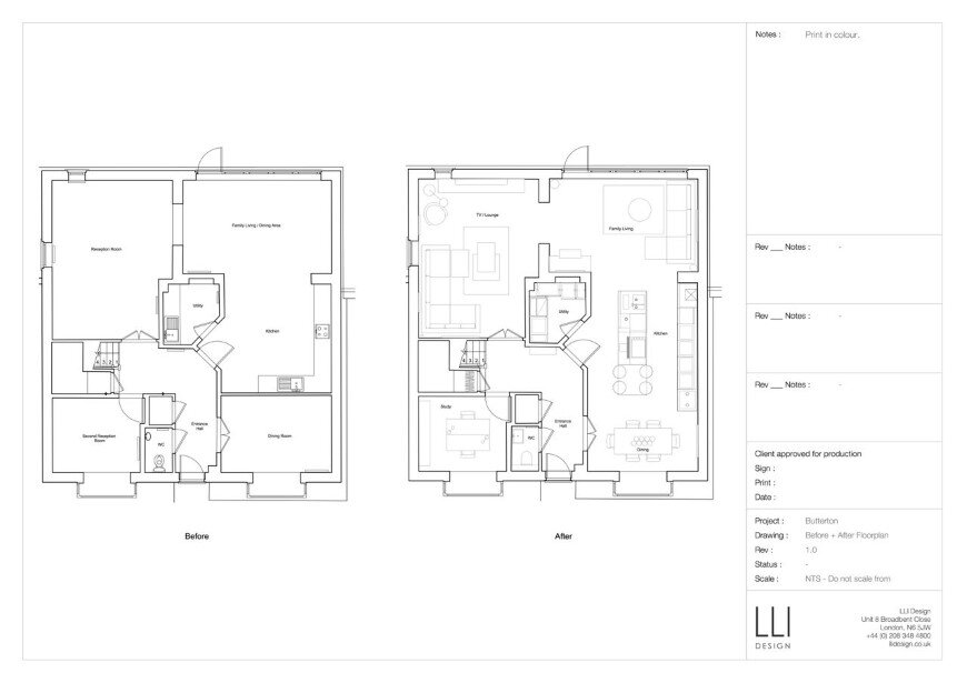 Total Redesign of the Ground Floor of a Family Home