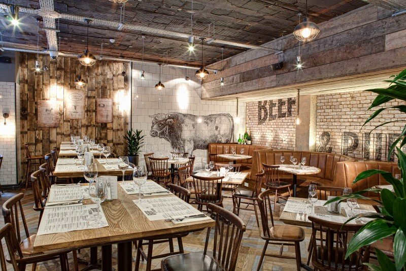 DV8 Designs Has Created a True Rustic Feel in Beef and Pudding Restaurant