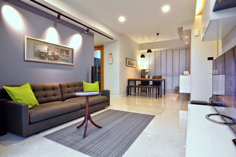 Dakota Crescent apartment: earth tone, minimalist and clean design
