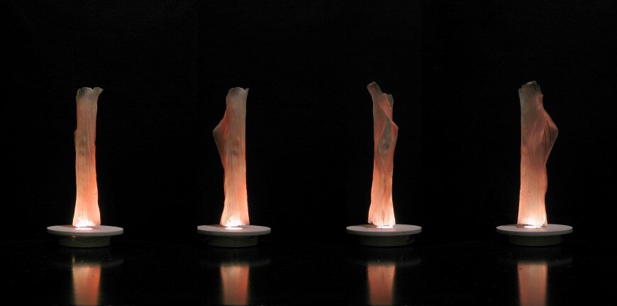 Series of Lamps Made of Bioplastic Material