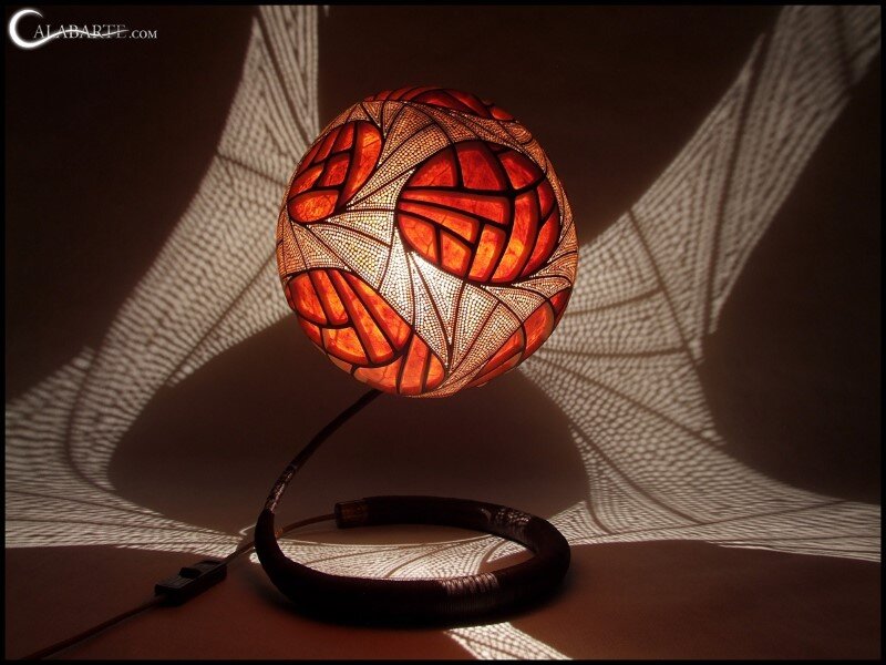 Handmade-gourd-lamp
