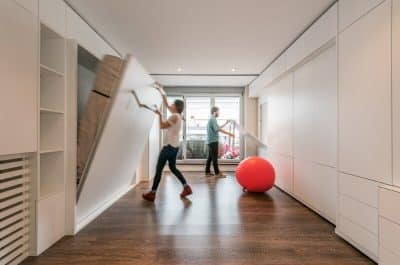 Optimal Use of Space by Using a Motorized Movable Wall