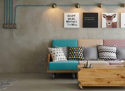 Eclectic Interiors Personalized with Different Textures