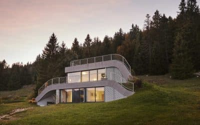Jura House Blends into the Surrounding Hill