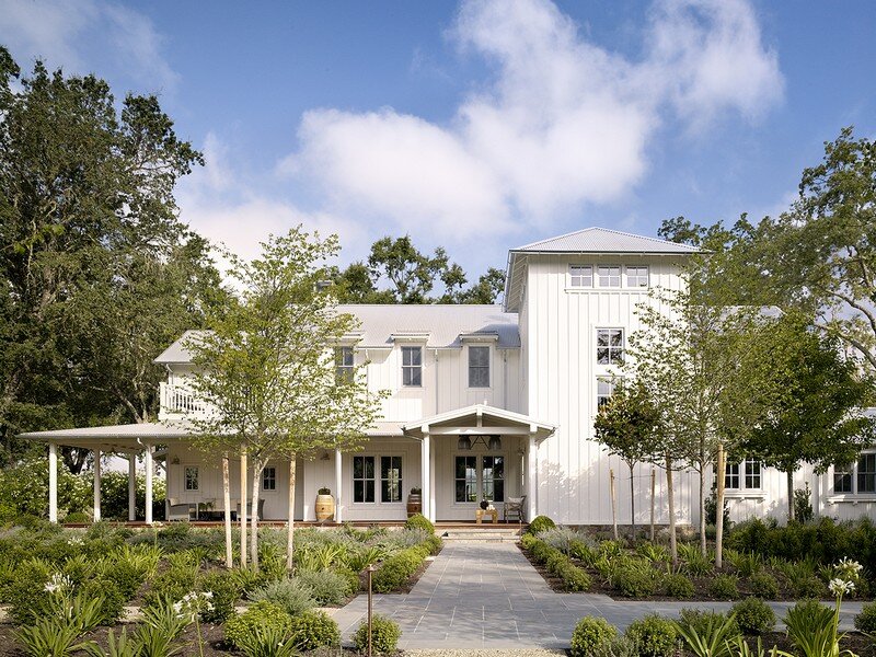 Napa Farm House by Stephen Willrich Design