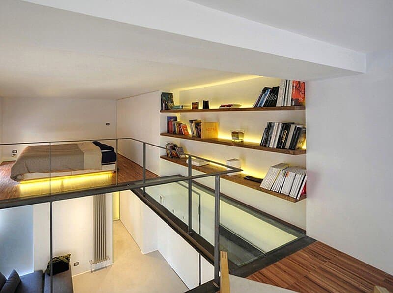 Loft 78 in Roma - 40 sqm Apartment Renovated by Maurizio Constanzi