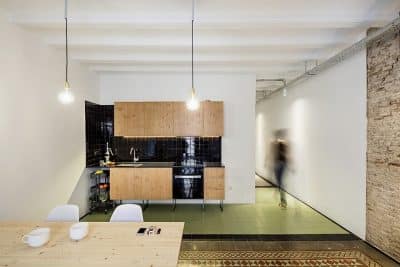 Beautiful Floor Tiles in This Old Barcelona Apartment Remodeled by RÄS