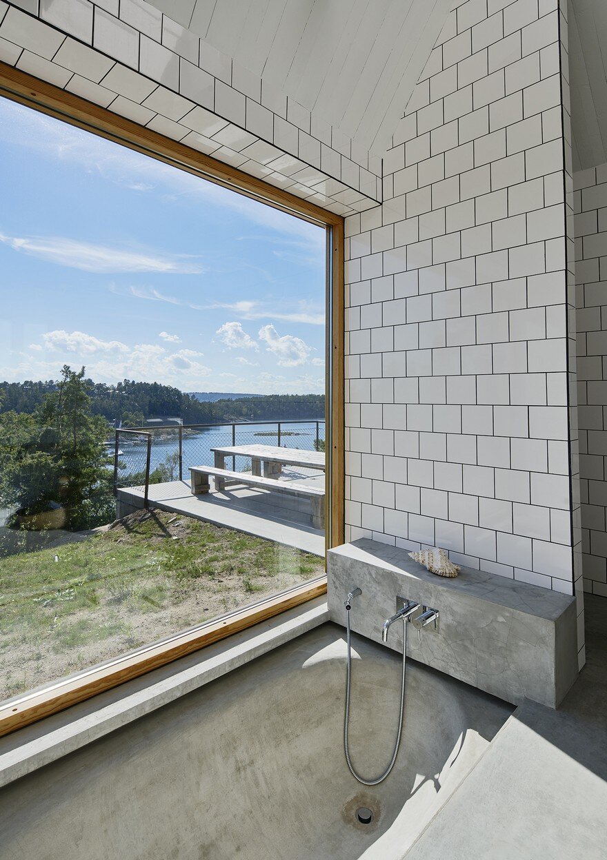 Concrete Spine House Overlooking the Stockholm Archipelago 6