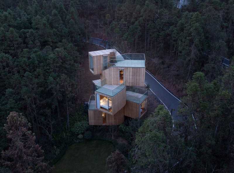 Tree House Hotel in China - Qiyunshan by Bengo Studio