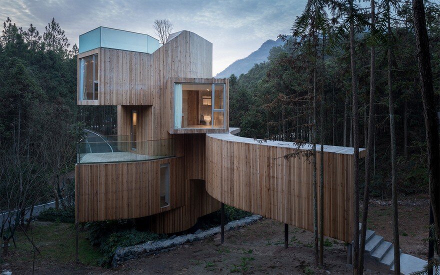 Tree House Hotel in China - Qiyunshan by Bengo Studio