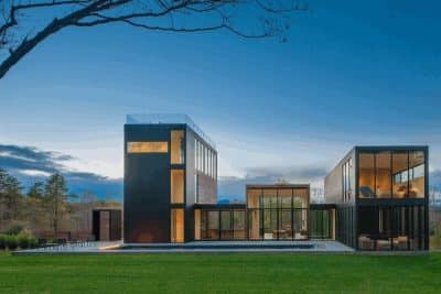 Intriguing Geometric Home with a Forest Panorama in Virginia