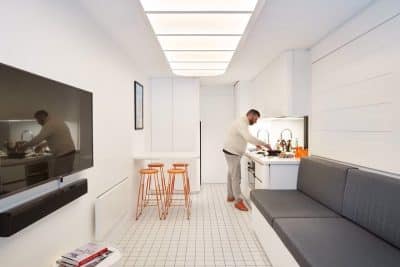 BobHubSki Minimalist Living Space Inspired by the Japanese Nakagin Capsule 3