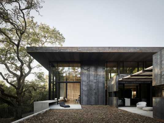 CorTen Steel House in Northern California / Faulkner Architects