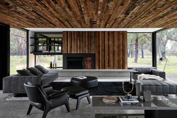 Modern Rural Retreat Featuring a Robust, Functional and Minimalistic Design