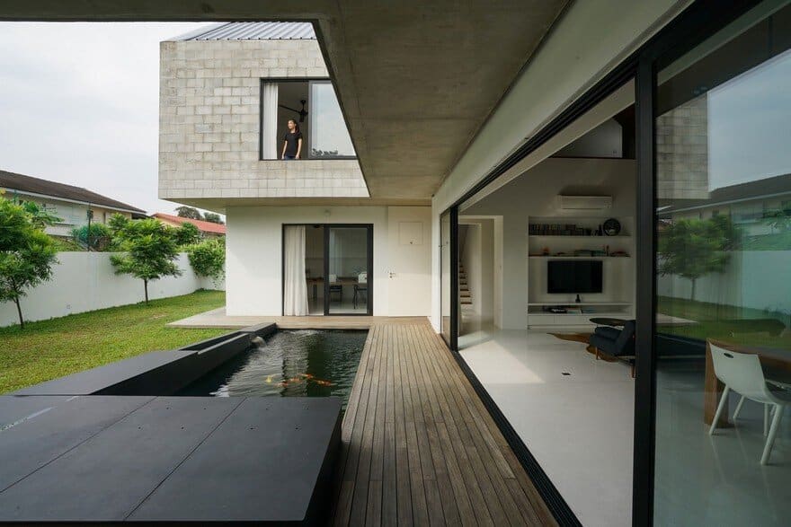 Semi Detached Modern House In Malaysia Fabian Tan Architect